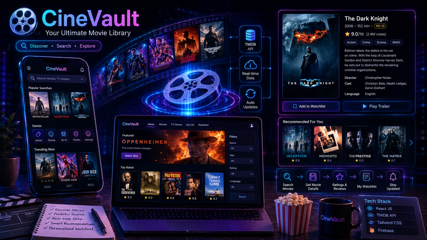 CineVault movie library project